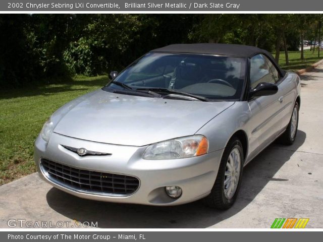 2002 Chrysler Sebring LXi Convertible in Brilliant Silver Metallic