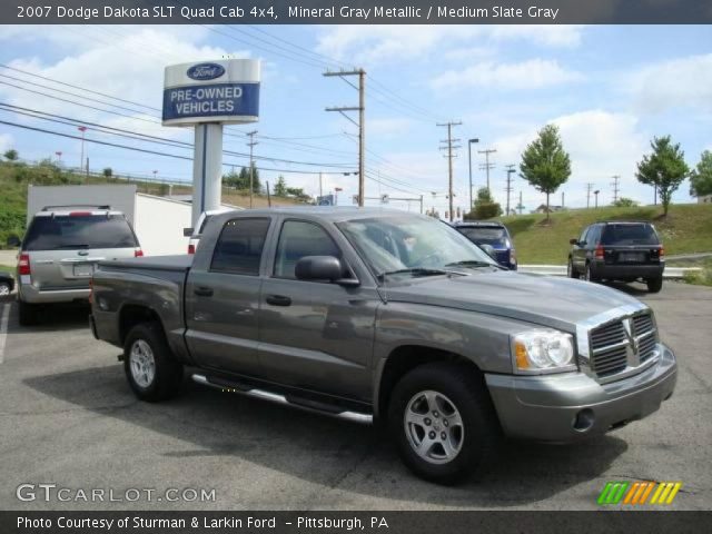2007 Dodge Dakota SLT Quad Cab 4x4 in Mineral Gray Metallic