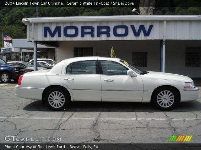 2004 Lincoln Town Car Ultimate in Ceramic White Tri-Coat