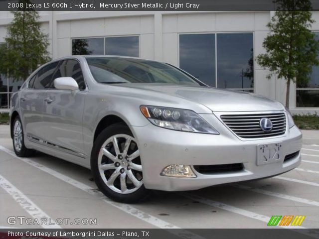 2008 Lexus LS 600h L Hybrid in Mercury Silver Metallic