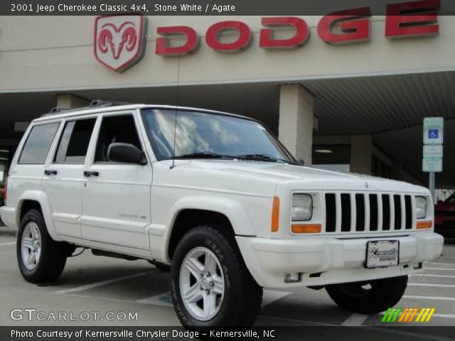 2001 Jeep Cherokee Classic 4x4 in Stone White