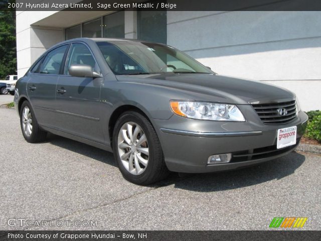 2007 Hyundai Azera Limited in Sage Green Metallic