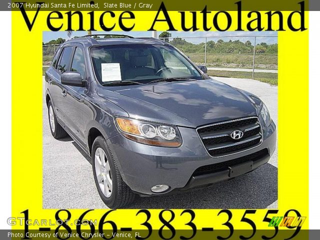 2007 Hyundai Santa Fe Limited in Slate Blue