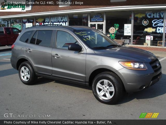 2009 Hyundai Santa Fe GLS 4WD in Steel Gray