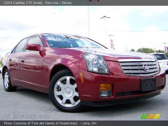 2004 Cadillac CTS Sedan in Red Line