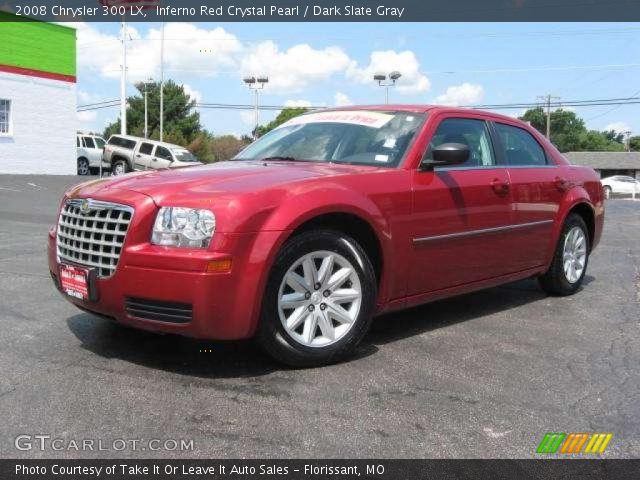 2008 Chrysler 300 LX in Inferno Red Crystal Pearl