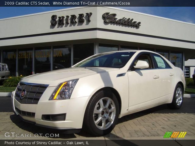 2009 Cadillac CTS Sedan in White Diamond Tri-Coat