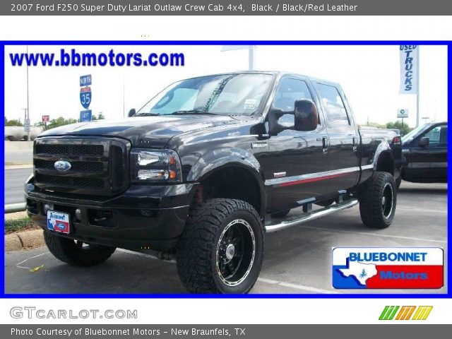 2007 Ford F250 Super Duty Lariat Outlaw Crew Cab 4x4 in Black