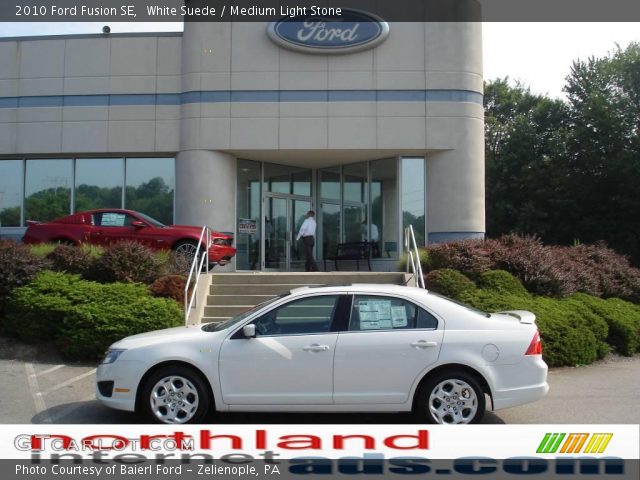 2010 Ford Fusion SE in White Suede