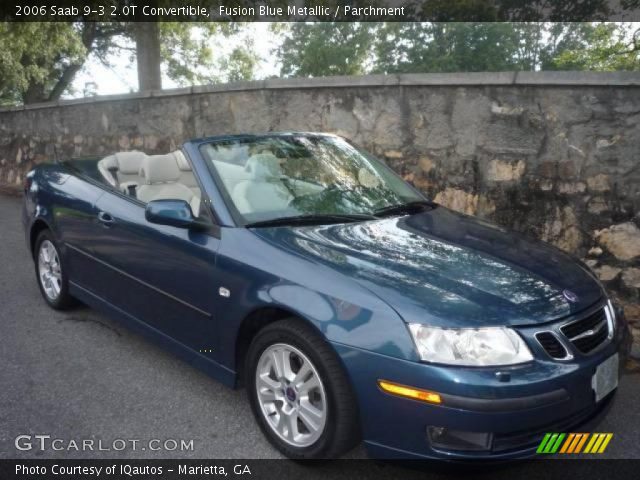 2006 Saab 9-3 2.0T Convertible in Fusion Blue Metallic