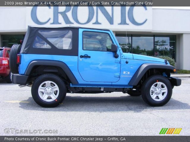 2009 Jeep Wrangler X 4x4 in Surf Blue Pearl Coat