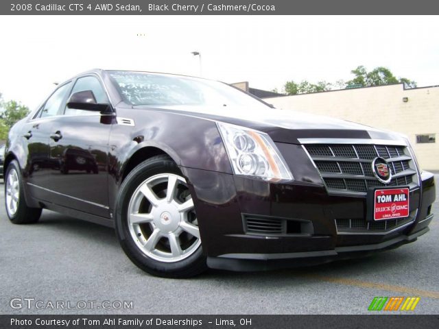 2008 Cadillac CTS 4 AWD Sedan in Black Cherry