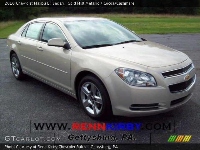 2010 Chevrolet Malibu LT Sedan in Gold Mist Metallic