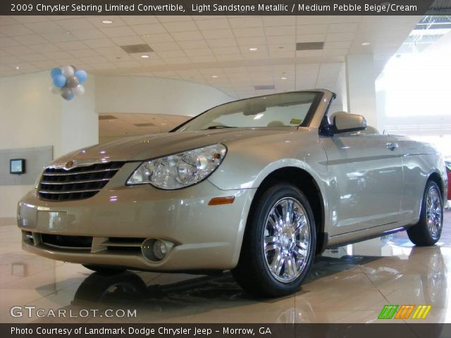 2009 Chrysler Sebring Limited Convertible in Light Sandstone Metallic