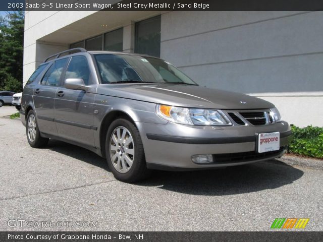 2003 Saab 9-5 Linear Sport Wagon in Steel Grey Metallic
