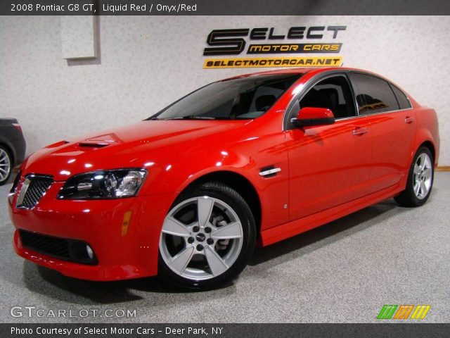 2008 Pontiac G8 GT in Liquid Red