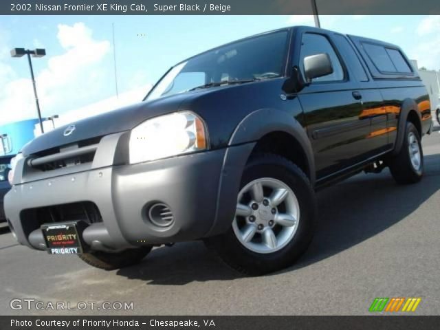 2002 Nissan Frontier XE King Cab in Super Black