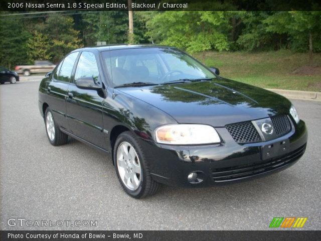 2006 Nissan Sentra 1.8 S Special Edition in Blackout