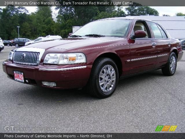 2008 Mercury Grand Marquis GS in Dark Toreador Red Metallic