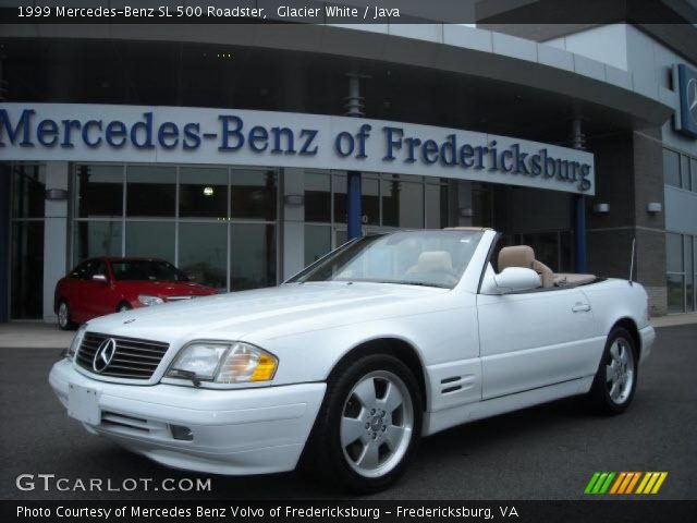 1999 Mercedes-Benz SL 500 Roadster in Glacier White