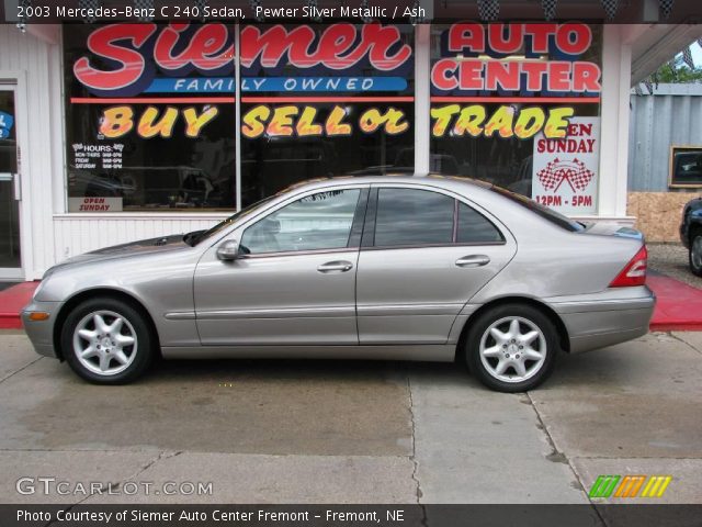 2003 Mercedes-Benz C 240 Sedan in Pewter Silver Metallic