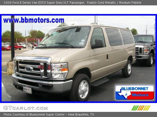 2009 Ford E Series Van E350 Super Duty XLT Passenger in Pueblo Gold Metallic