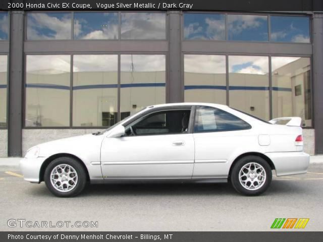 2000 Honda Civic EX Coupe in Vogue Silver Metallic