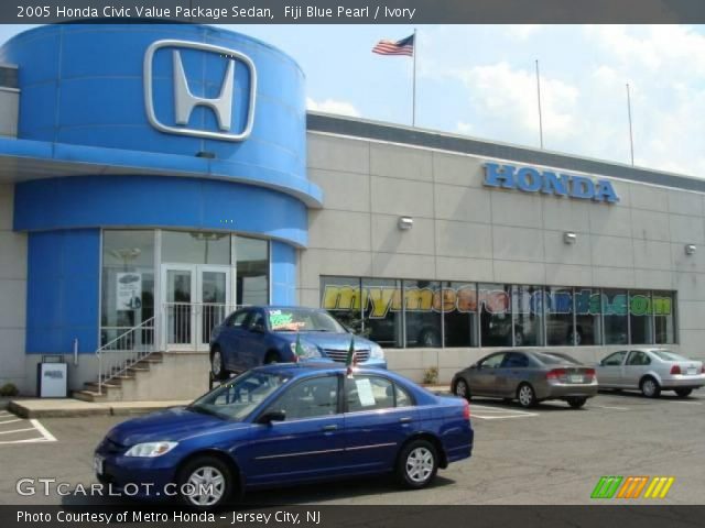 2005 Honda Civic Value Package Sedan in Fiji Blue Pearl