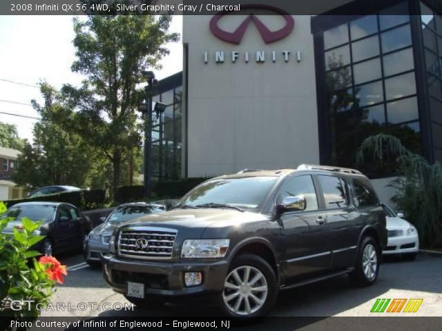 2008 Infiniti QX 56 4WD in Silver Graphite Gray