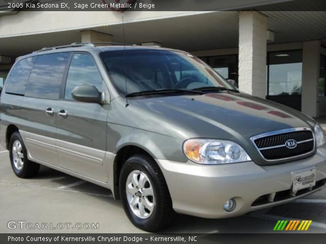 2005 Kia Sedona EX in Sage Green Metallic