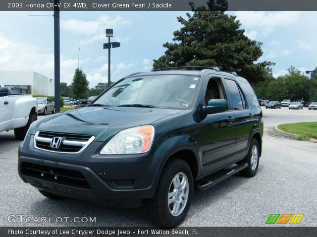 2003 Honda CR-V EX 4WD in Clover Green Pearl