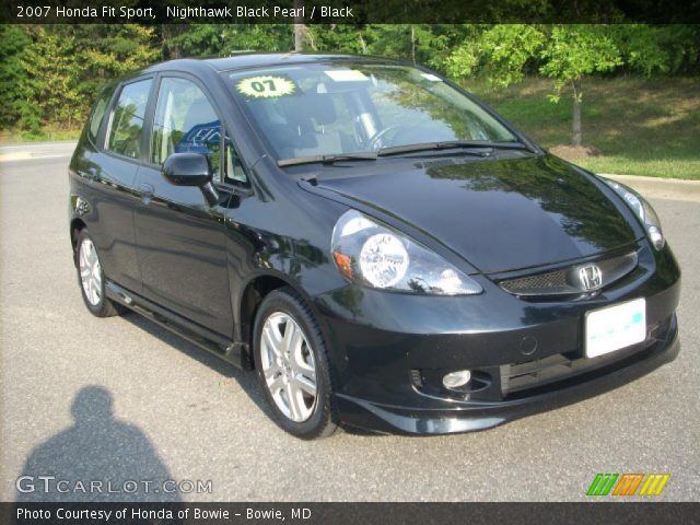 2007 Black honda fit sport #7