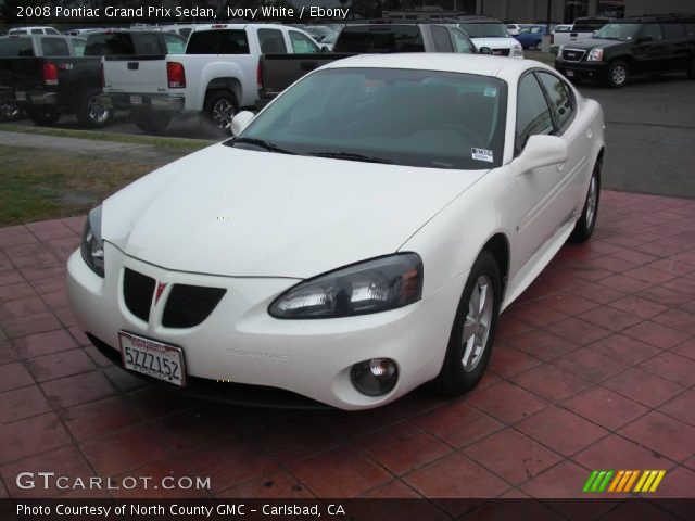 2008 Pontiac Grand Prix Sedan in Ivory White