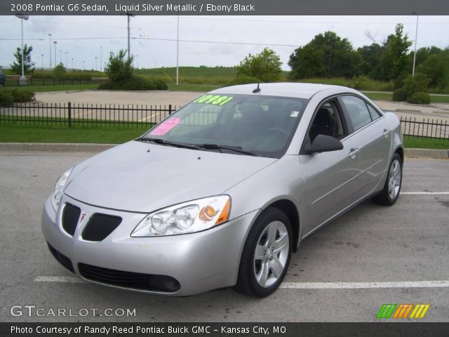 2008 Pontiac G6 Sedan in Liquid Silver Metallic