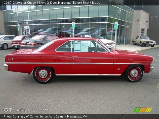 1967 Chevrolet Chevy II Nova 2 Door Hardtop in Bolero Red