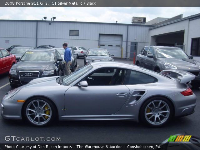 2008 Porsche 911 GT2 in GT Silver Metallic