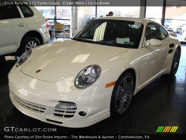2009 Porsche 911 Turbo Coupe in Cream White
