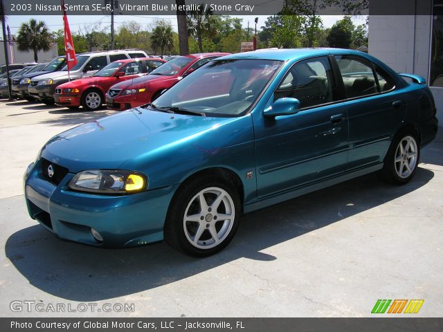 2003 Nissan Sentra SE-R in Vibrant Blue Metallic