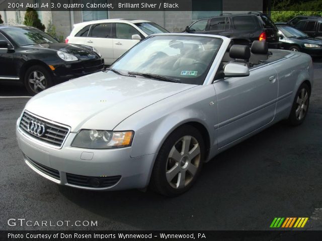 2004 Audi A4 3.0 quattro Cabriolet in Brilliant Silver