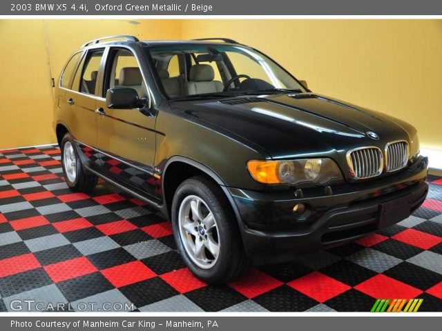 2003 BMW X5 4.4i in Oxford Green Metallic