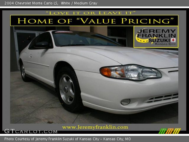 2004 Chevrolet Monte Carlo LS in White
