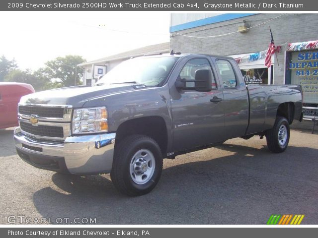 2009 Chevrolet Silverado 2500HD Work Truck Extended Cab 4x4 in Graystone Metallic