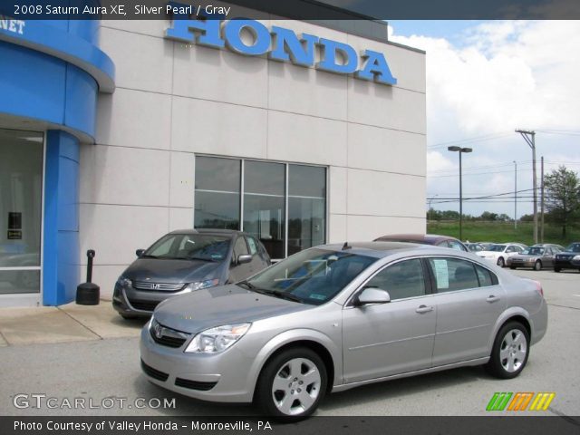 2008 Saturn Aura XE in Silver Pearl
