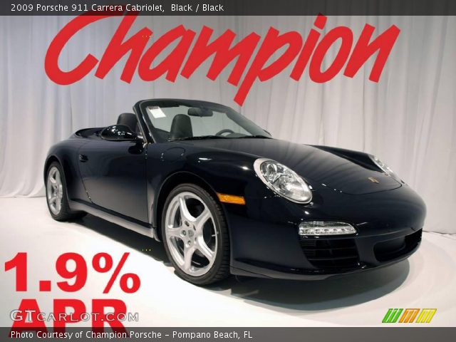 2009 Porsche 911 Carrera Cabriolet in Black