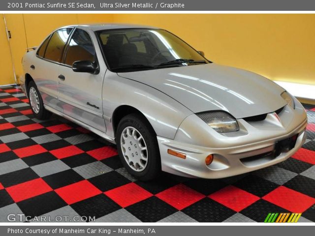 2001 Pontiac Sunfire SE Sedan in Ultra Silver Metallic