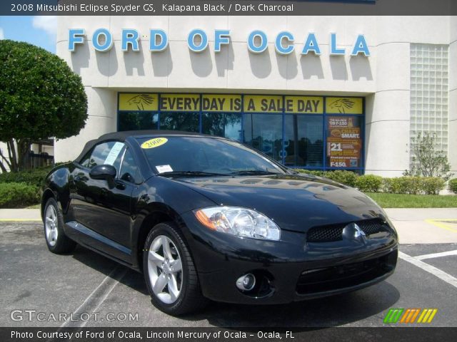 2008 Mitsubishi Eclipse Spyder GS in Kalapana Black