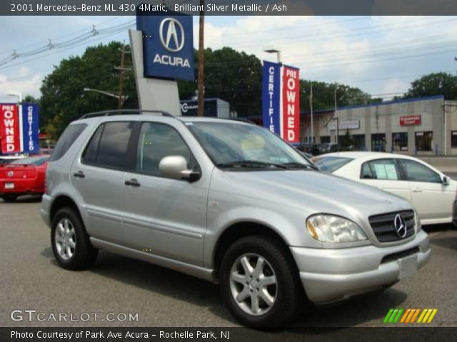 2001 Mercedes-Benz ML 430 4Matic in Brilliant Silver Metallic