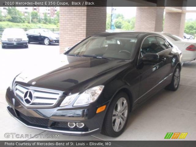 2010 Mercedes-Benz E 350 Coupe in Black