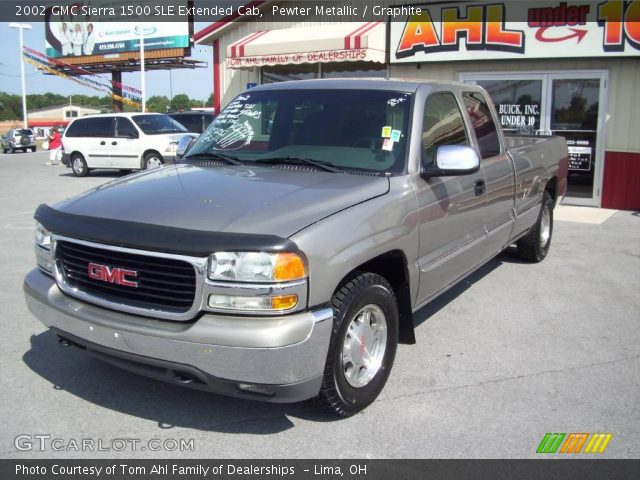 2002 GMC Sierra 1500 SLE Extended Cab in Pewter Metallic