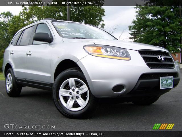2009 Hyundai Santa Fe GLS 4WD in Bright Silver